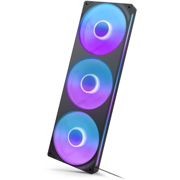 Ventilateur – NZXT – F360 RGB Core – 360 mm – 3 ventilateurs RVB 120 mm – Contrôle de vitesse silencieux