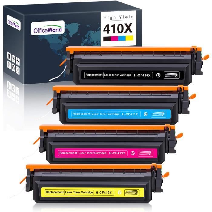 HP 410A (CF412A) Gelb Original Toner für HP Color Laserjet Pro M452, HP Color Laserjet Pro M477 ,Standard