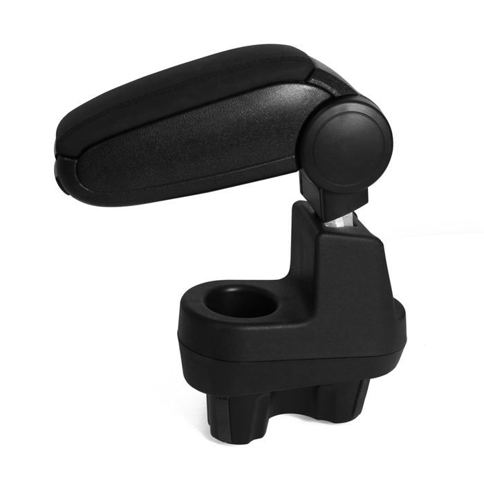 OMAC Accoudoir central compatible avec Fiat 500 500C 2007-2015 en cuir synthétique ABS noir