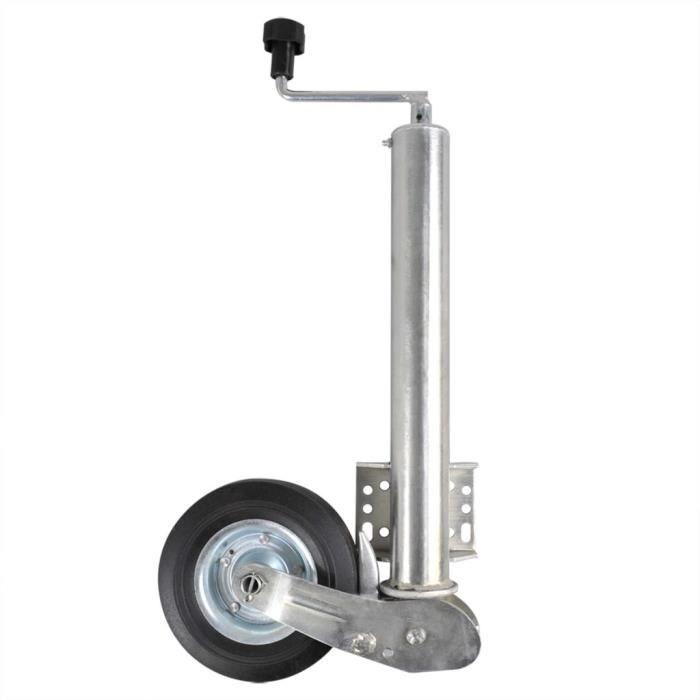 Roue double nez ProPlus pour remorque 48 mm - Capacité de charge jusqu'à 150 kg
