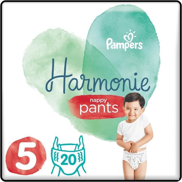 Pampers Harmonie Pants Géant T5 12-17kg 20 couches - Cdiscount Puériculture  & Eveil bébé