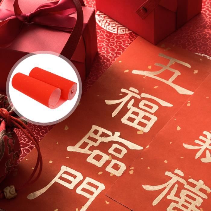 4 Rouleaux De Papier Xuan Chinois Pour Calligraphie Et Peinture - Parchemin Vierge Suspendu - Pour Décoration Murale - Papier Absorbant - 3