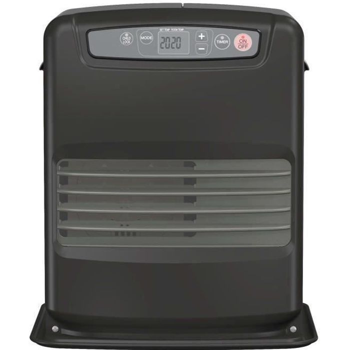 Qlima SRE 1330 TC-2, Oil electric space heater, Intérieur, Sol, Noir, LCD, Tactil
