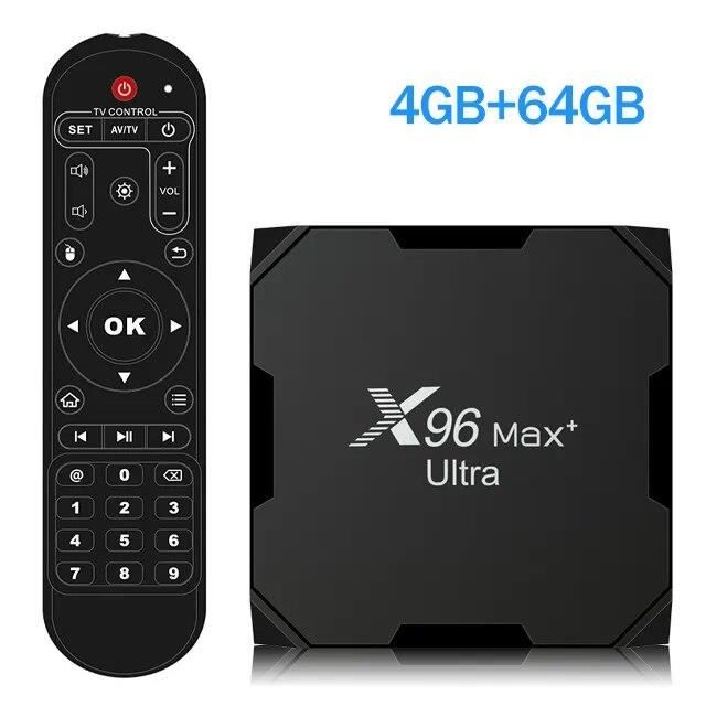 X96 Max Plus Smart TV Box 4Go 32Go Android 9.0 - 4K HDR WiFi 5G Bluetooth