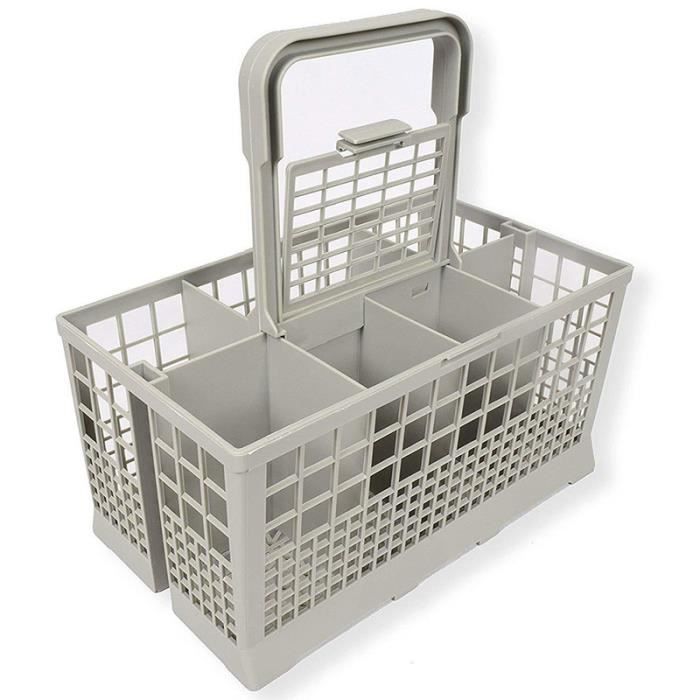 Panier à couverts pour lave-vaisselle à 4 compartiments de Indesit gris Panier à couverts pour lave-vaisselle à 4 compartiments de Indesit gris