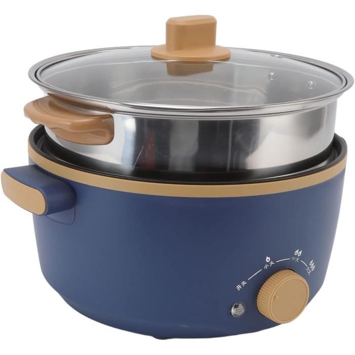 Casserole Transparente Avec Couvercle 1.9L - En Verre Borosilicate Résistant à La Chaleur - Pour Soupe, Pâtes, Riz