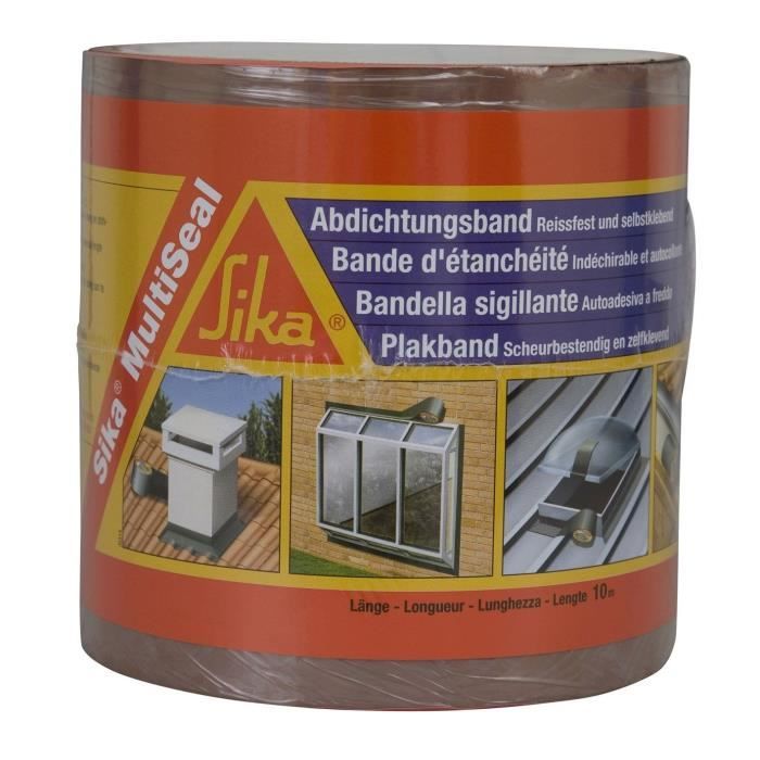 Bande détanchéité bitumineuse SIKA SikaMultiSeal - Terre Cuite - 200mm x 10m