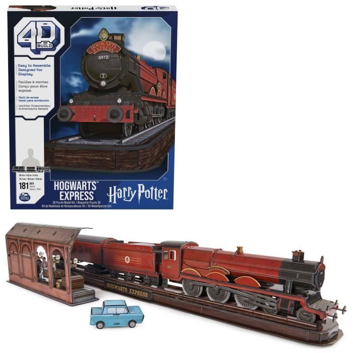 Puzzle 4D Construire le train Harry Potter Hogwarts Express Modèle 3D à assembler Puzzle 4D Construire le train Harry Potter Hogwarts Express Modèle 3D à assembler