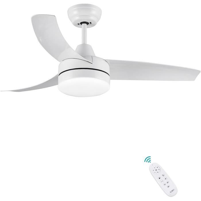 CJOY Plafonnier avec Ventilateur Silencieux, Ventilateurs de Plafond ...