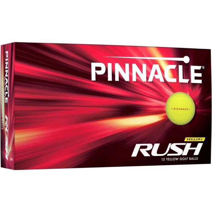 Pinnacle Rush Distance Balles de golf Jaune 315 pièces171 Cdiscount