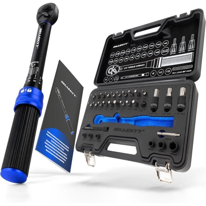 Hasaller Kit De Clés Dynamométriques Professionnelles Pour