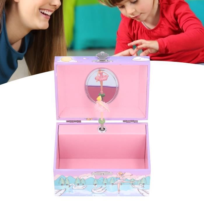 Boîte à bijoux musicale - SURENHAP - Poupée ballerine - Couleur vive - Enfant - 15x10 5x8 5 cm