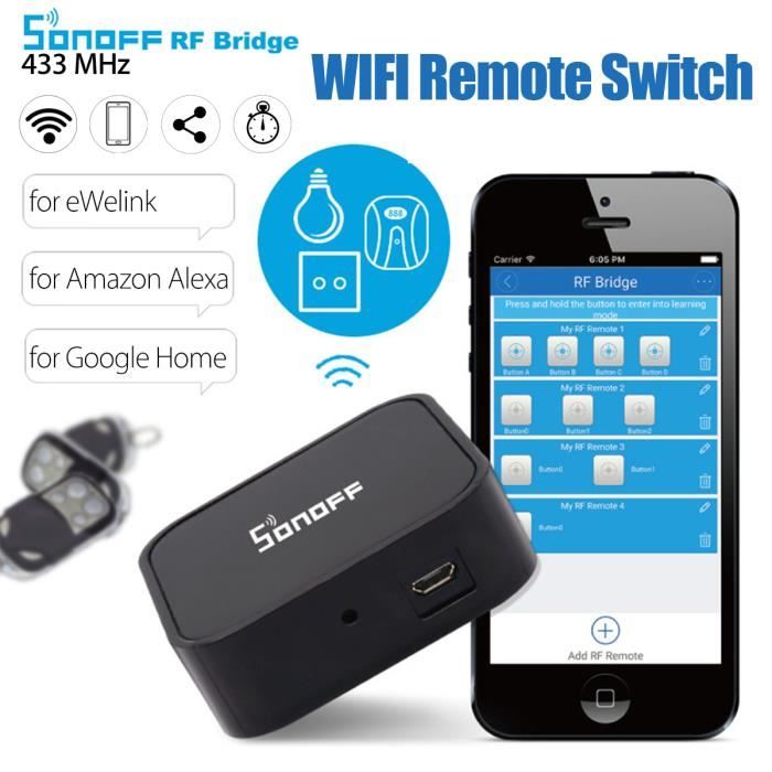 rf bridge google home