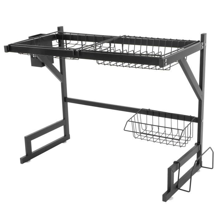 Étagère De Rangement Et égouttoir Pour Assiettes - Support Multifonction Pour Comptoir De Cuisine - Naturel, Robuste, Pratique