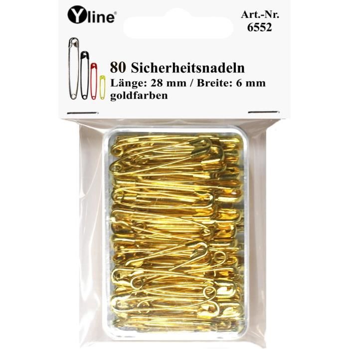 Épingles Courbes Matelassage Dritz - Acier Nickelé - Taille 1