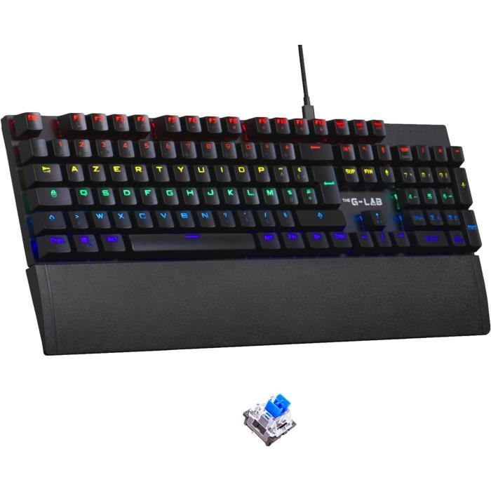 Clavier Gamer Logitech G815 – Mécanique, Switch Brown, AZERTY, RGB, Tactile, Occasion