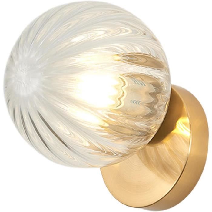 Lampada Da Parete Vintage In Vetro Rosa Stile Tiffany - Applique Per Corridoio, Balcone, Ingresso - 6