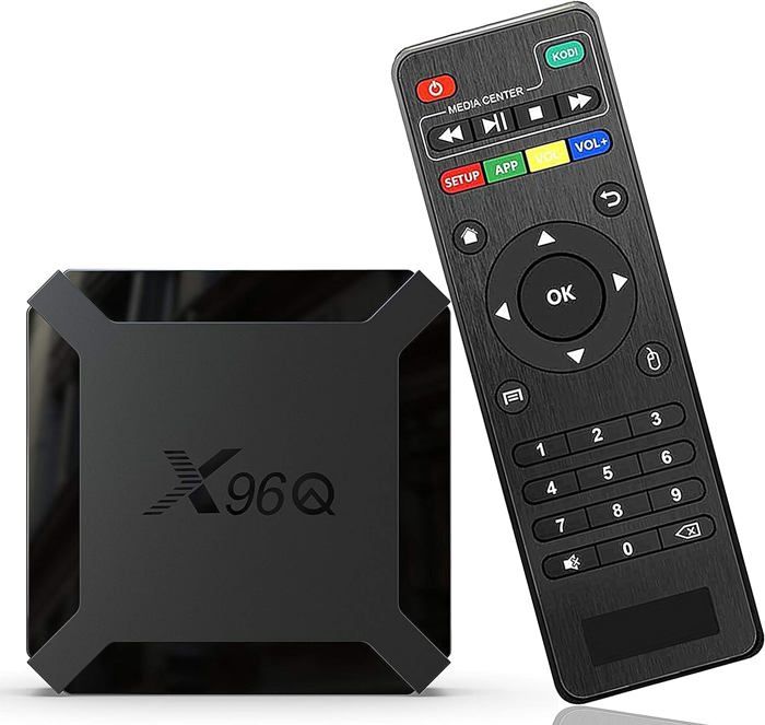 X96Q TV Box Android 10.0 boitier Tv H616- 2G+16G /4K HD Multimedia WiFi 2.4G , Lecteur multimedia Boite TV -b11