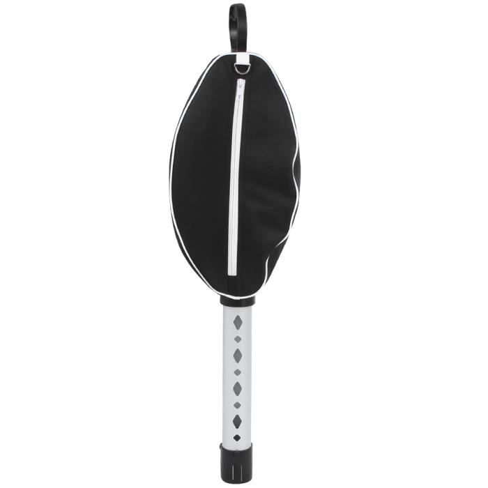Panier Ramasse-balles Transparent - Pour Tennis, Pickleball, Badminton, Portable 24x7x7 Cm, Rose