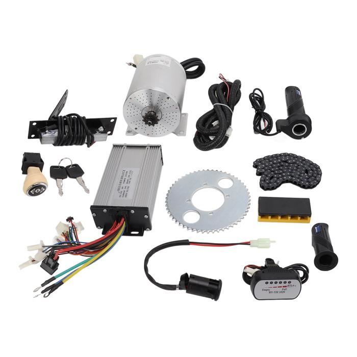 Kit Moteur DC Sans Balais 1800W 48V 4500tr/min avec Régulateur de