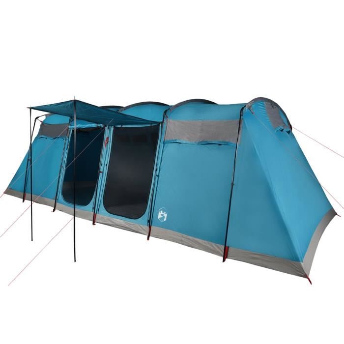 Tente De Camping Tunnel 4 Personnes - Imperméable, Ventilée, Double Toit Amovible | INLIFE
