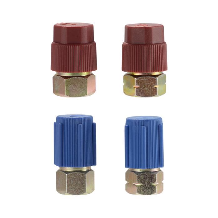 Kit D'adaptateur De Conversion Climatisation Auto R-12 Vers R-134a - Compatible Ports 3/16" Et 1/4"