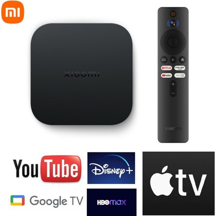 Passerelle multimédia Xiaomi Mi TV Box S 2nd Gen 4K Ultra HD 2GB RAM + 8GB  ROM Noir - Passerelle multimédia - Achat & prix