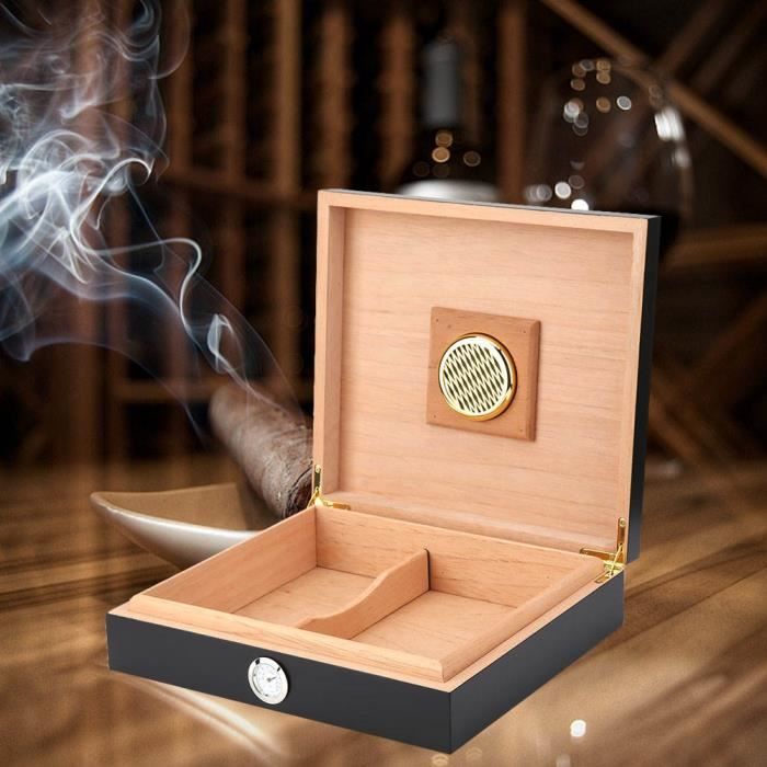 YOSOO boîte à cigares Vintage Mini boîte à cigares portable Cave à cigares  Vintage étui de rangement en bois pour conteneur de