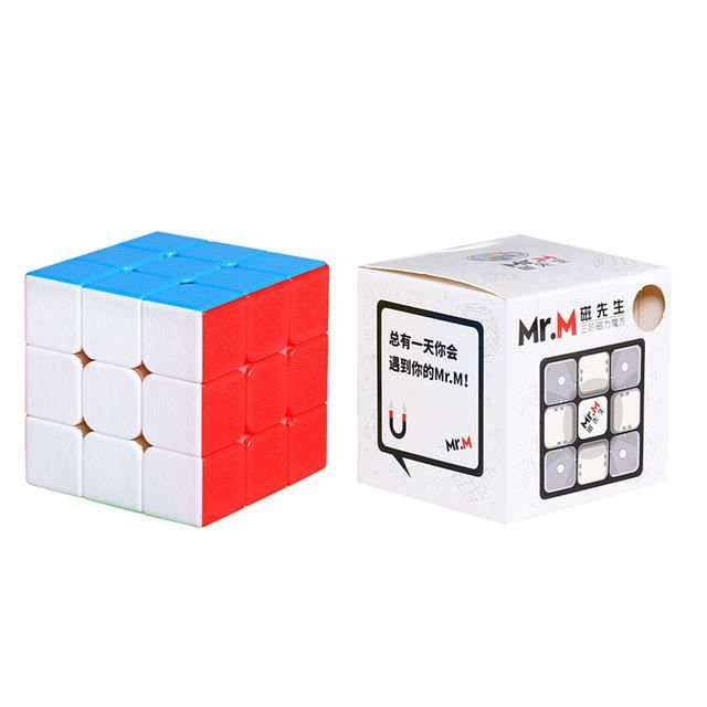 CASSE-TETE,GTS2 Stickerless--Cube magique de vitesse magnétique GTS2M CASSE-TETE,GTS2 Stickerless--Cube magique de vitesse magnétique GTS2M