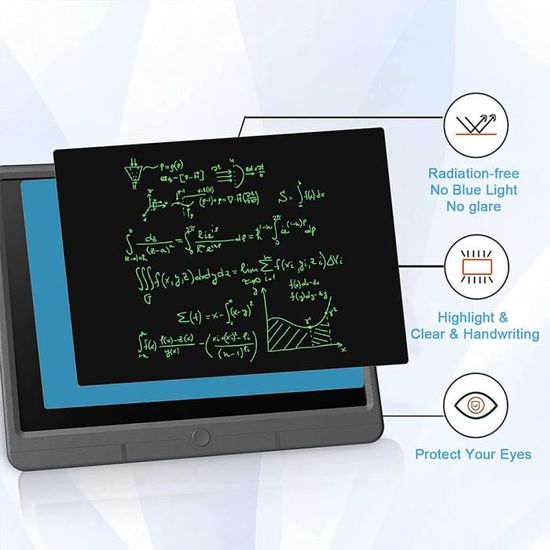 Tablette d'écriture LCD HURRISE - Bloc-Notes électronique - Blanc - Pour  enfants à partir de 3 ans - Noir - Cdiscount Jeux - Jouets