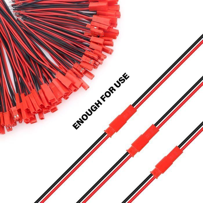 Lot de 40 connecteurs de voiture à 2 broches Connecteurs étanches pratiques et rapides