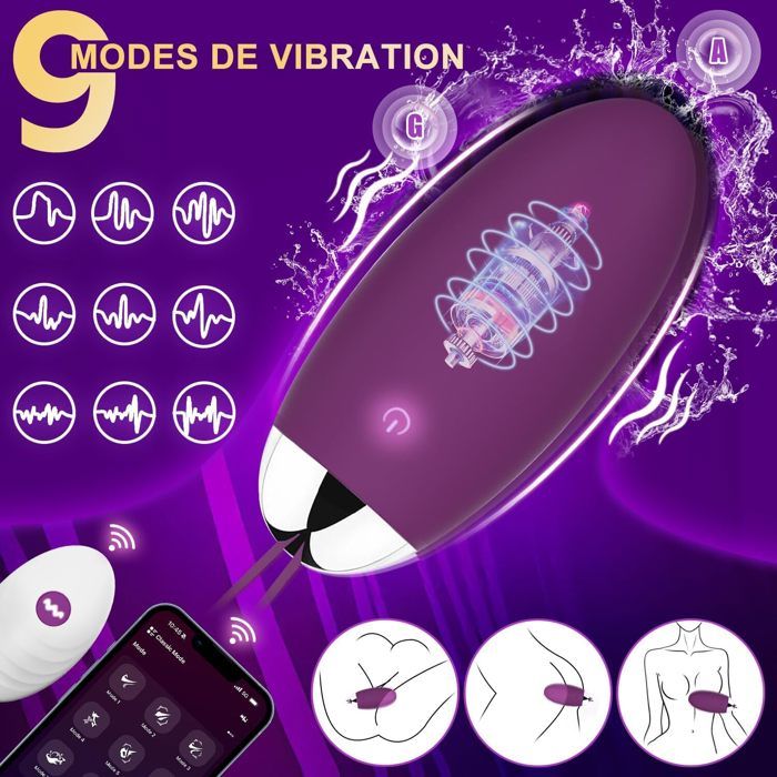 vibromasseur avec application Lovyssia Heart Vibrator