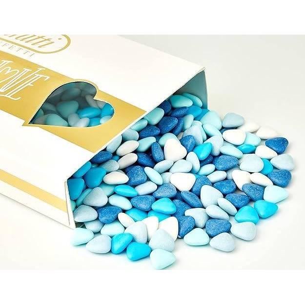 Buratti Confetti Confettis au Chocolat Avec Mini Coeurs Rouges 1 Kg
