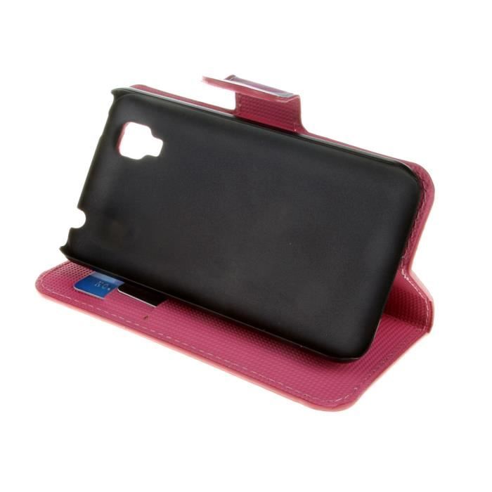 Étui Flip Cover Fleurs Pour Wiko - Protection Livre, Simili-cuir, Multi-modèles Compatibles