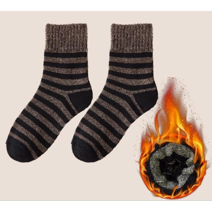 Jovego Chaussettes Hommes Hiver, 5 Paires Chaussettes Chaudes Homme, Douces  Vonfortable Épaisses Chaussettes Coton Chaudes, pour Maison, Loisirs,  Travail en Extérieur（EU 39-46） : : Mode