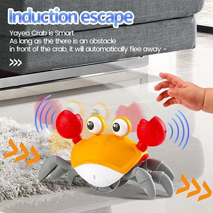 Jouet Escargot Disco Rampant – Musique, Lumières, Évitement D’Obstacles – Dès 3 Ans – Cadeau Sensoriel