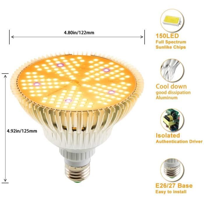 Acheter Lampe de croissance LED USB, éclairage d'intérieur, lampe  botanique, lampe de croissance LED pour plantes, lumière Flexible, à  spectre complet, pour système hydroponique, serre