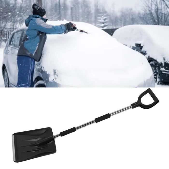 Portable Rangement Facile Pelle à Neige Amovible 4 Sections - 108cm Ou 80cm, 700g - Bleu, Pour Voiture, Jardin, Camping Pelle Déneigement Voiture