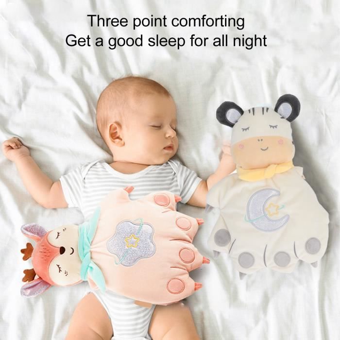 Oreiller Main Apaisante Pour Sommeil Bébé - Tapotement Automatique 3 Vitesses