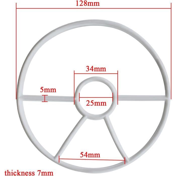 Joint étoile Vanne 6 Voies Pour Filtre à Sable Piscine - Étanchéité Vanne Multivoies - Pièce De Rechange OemClima - 3