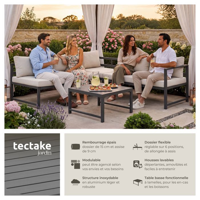 Salon De Jardin Tectake