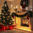 1 Set Christmas Lights Snowflake Hanging Warm White Lighting Lamp guirlande de noel decoration de noel-2