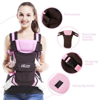 4 Positions Reglable Infant Porte Bebe Sac A Dos De Bebe Sac Pochette Souple Structure Elingue Ergonomique Pour Bebe 0 2 Ans Rose Cdiscount Puericulture Eveil Bebe