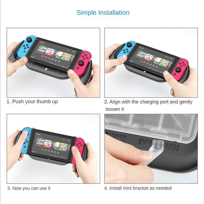 HEYSTOP Protection Switch, Pochette pour Nintendo Switch Étui