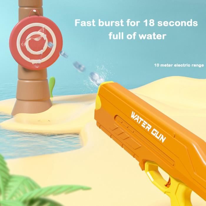 Pistolet à eau d'été non électrique, haute pression, tir entièrement automatique, jouet de plage, pour enfants, garçons et filles, cadeau
