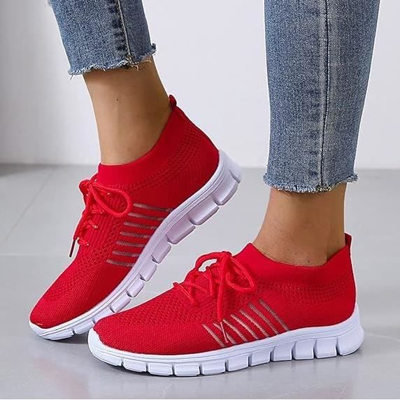 Basket semelle rouge femme top
