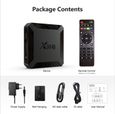 X96Q TV Box Android 10.0 boitier Tv H616- 2G+16G /4K HD Multimedia WiFi 2.4G , Lecteur multimedia Boite TV -b11-3