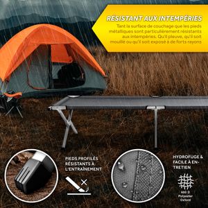 Lit De Camping Kamp-Rite Compact Et Léger – Vert, Aluminium, Capacité 250 Lbs