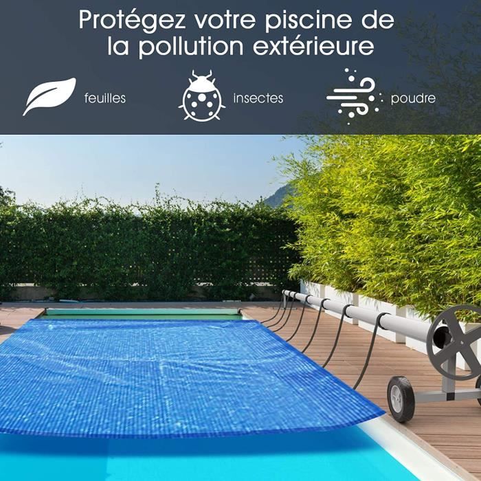 Dalles de protection en mousse aspect bois x8 - Accessoires de piscine -  Piscine et Spa - Jardin et Plein air
