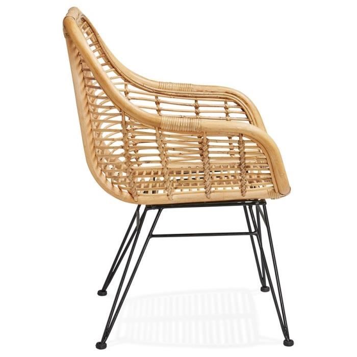 Chaise en rotin 'MOSKITO' avec accoudoirs - Cdiscount Maison